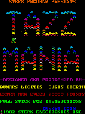 Tazz-Mania (set 1) Title Screen